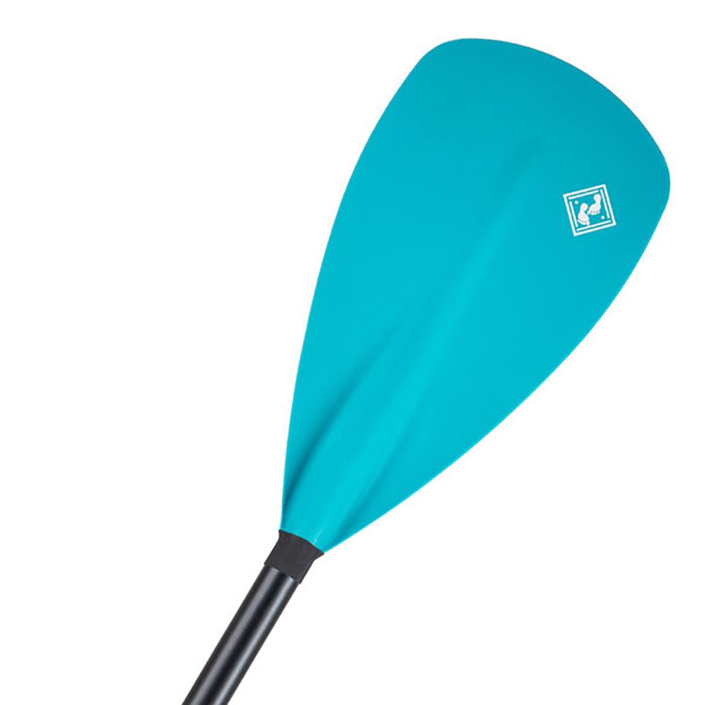 Two Bare Feet 2 Piece Fibreglass Hybrid SUP Paddle - Teal Extra Image 1